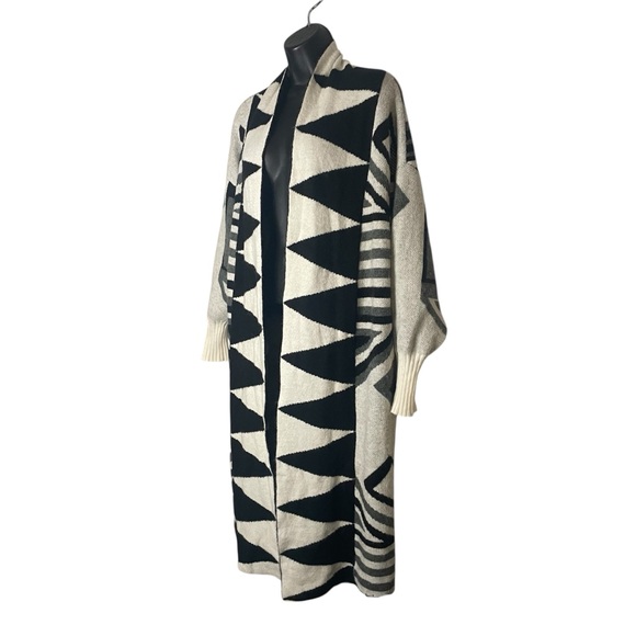 Anthropologie Aztec Knit Duster Kimono Cardigan - Picture 2 of 10